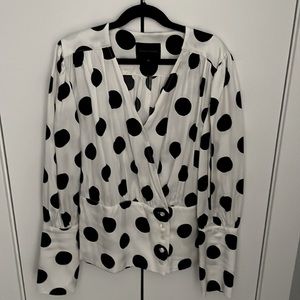 Beautiful Birgitte Herskind blouse with detailed touches